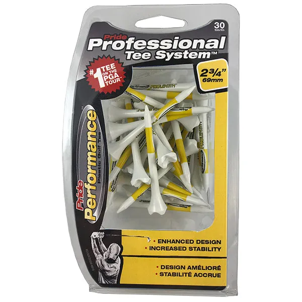 2 3/4" Professional Tee System® (PTS) Pride Performance® Plastic Tees - 30ct