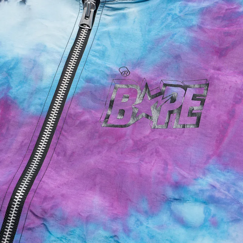 A Bathing Ape Tie Dye Track Jacket - Black