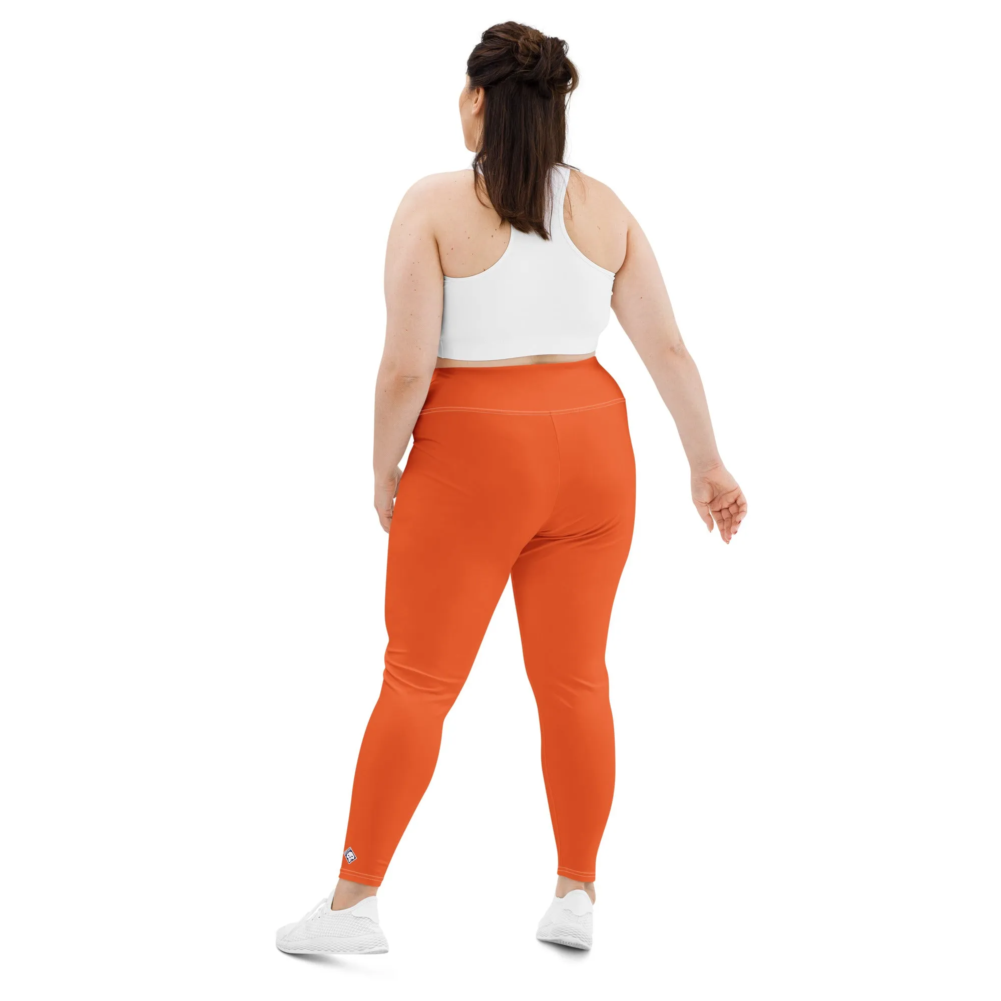 Active Comfort: Women's Plus Size Solid Yoga Pants - Flamingo