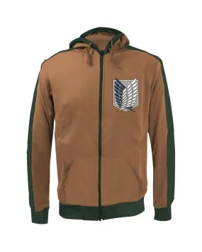 Attack On Titan Survey Corps Anime Track Zip Up Hoodie