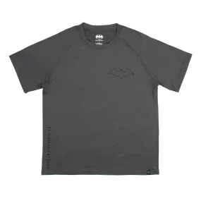 Bat Symbol Charcoal Performance Tee