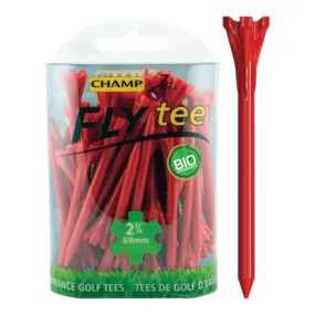 Champ Zarma Fly Tees 2.75" (30 Pack) | Red