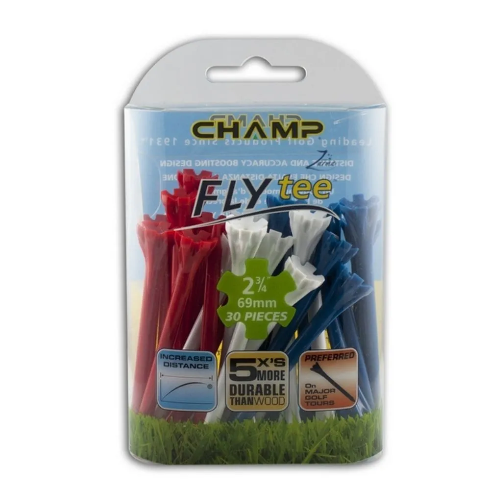 Champ Zarma FLYtee 2 3/4" 30 Ct. Patriot Golf Tees