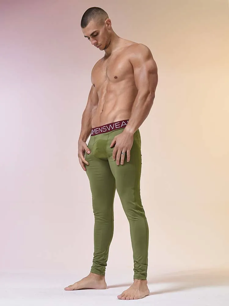 Compression Leggings - Military Green