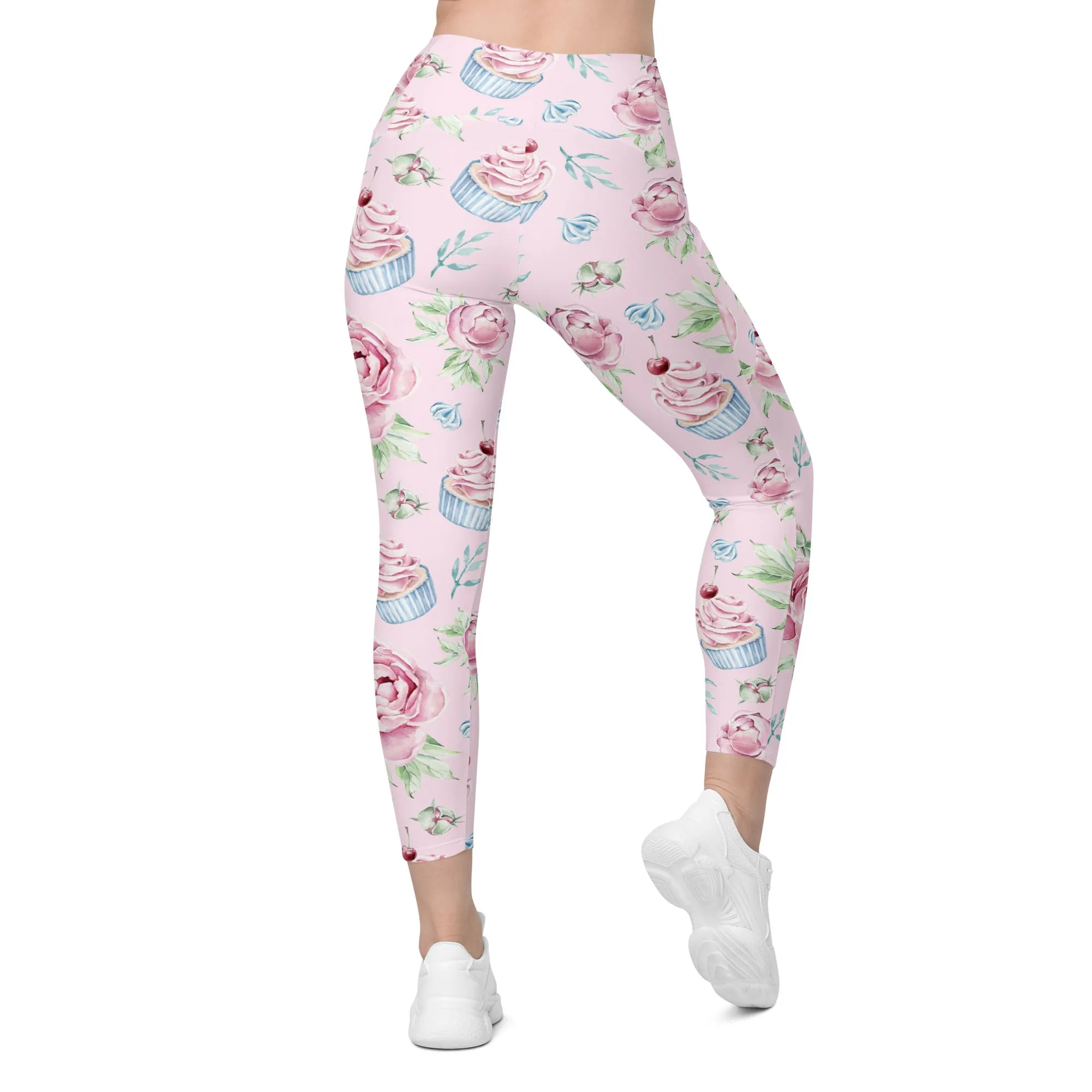 Cupcakes Leggings With Pockets