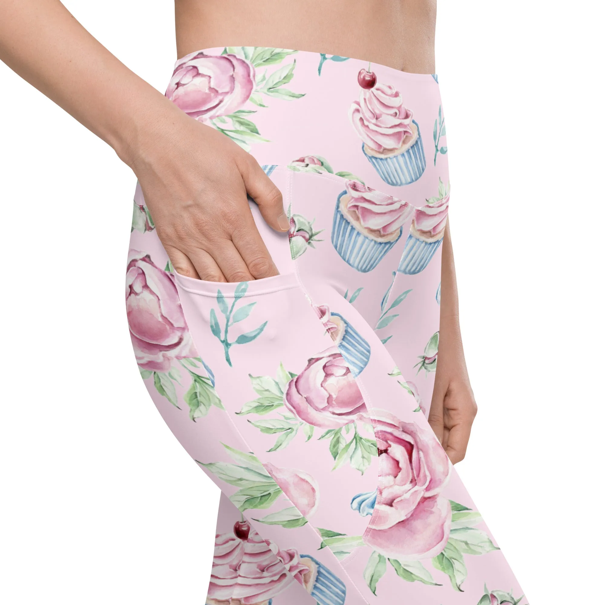 Cupcakes Leggings With Pockets