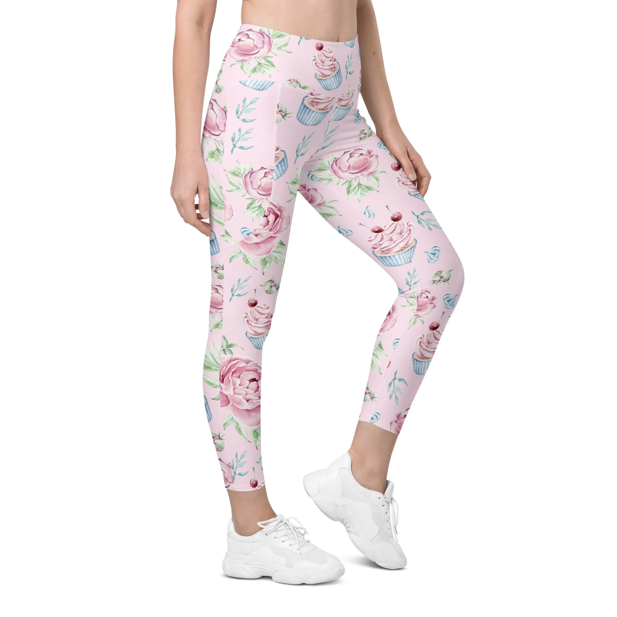 Cupcakes Leggings With Pockets