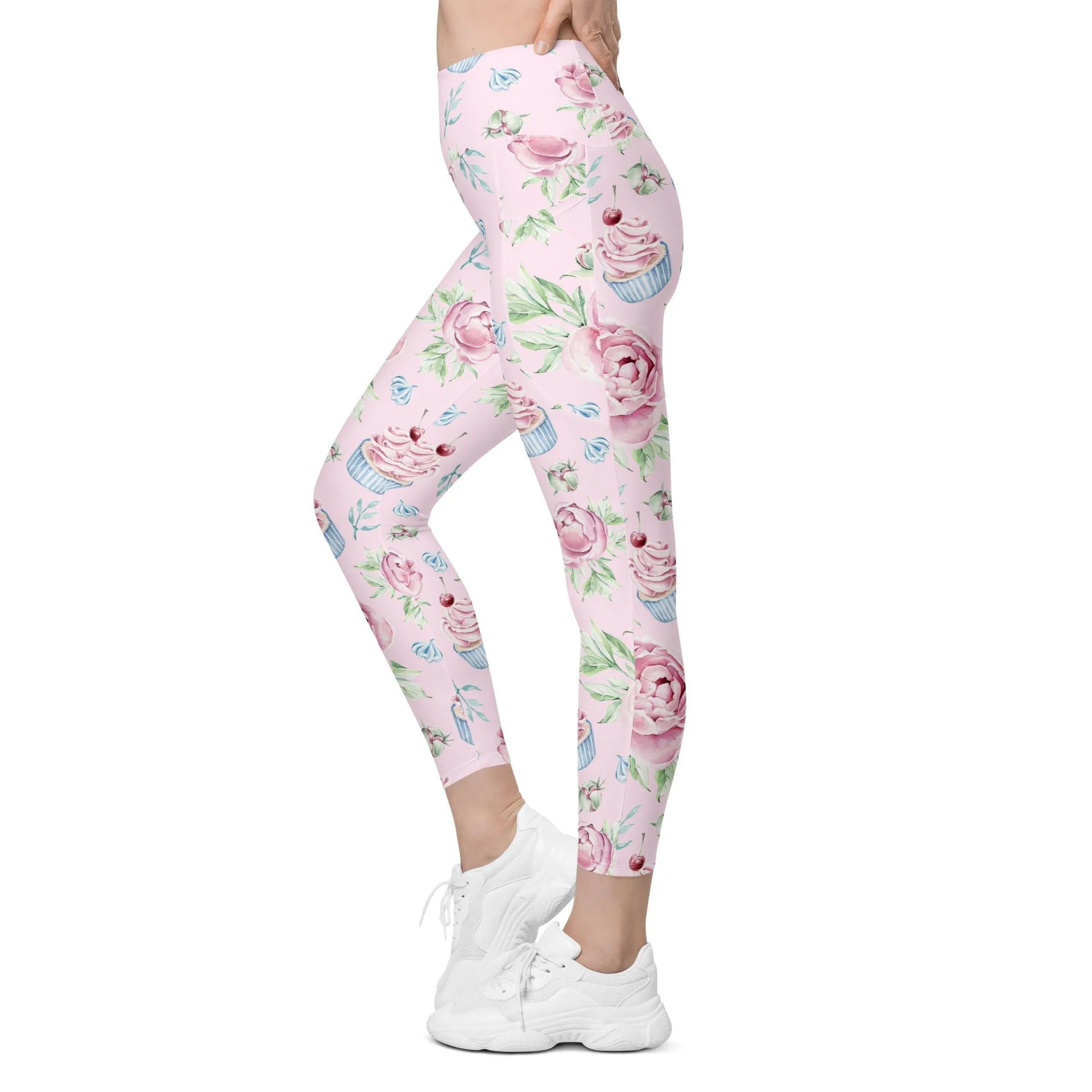 Cupcakes Leggings With Pockets