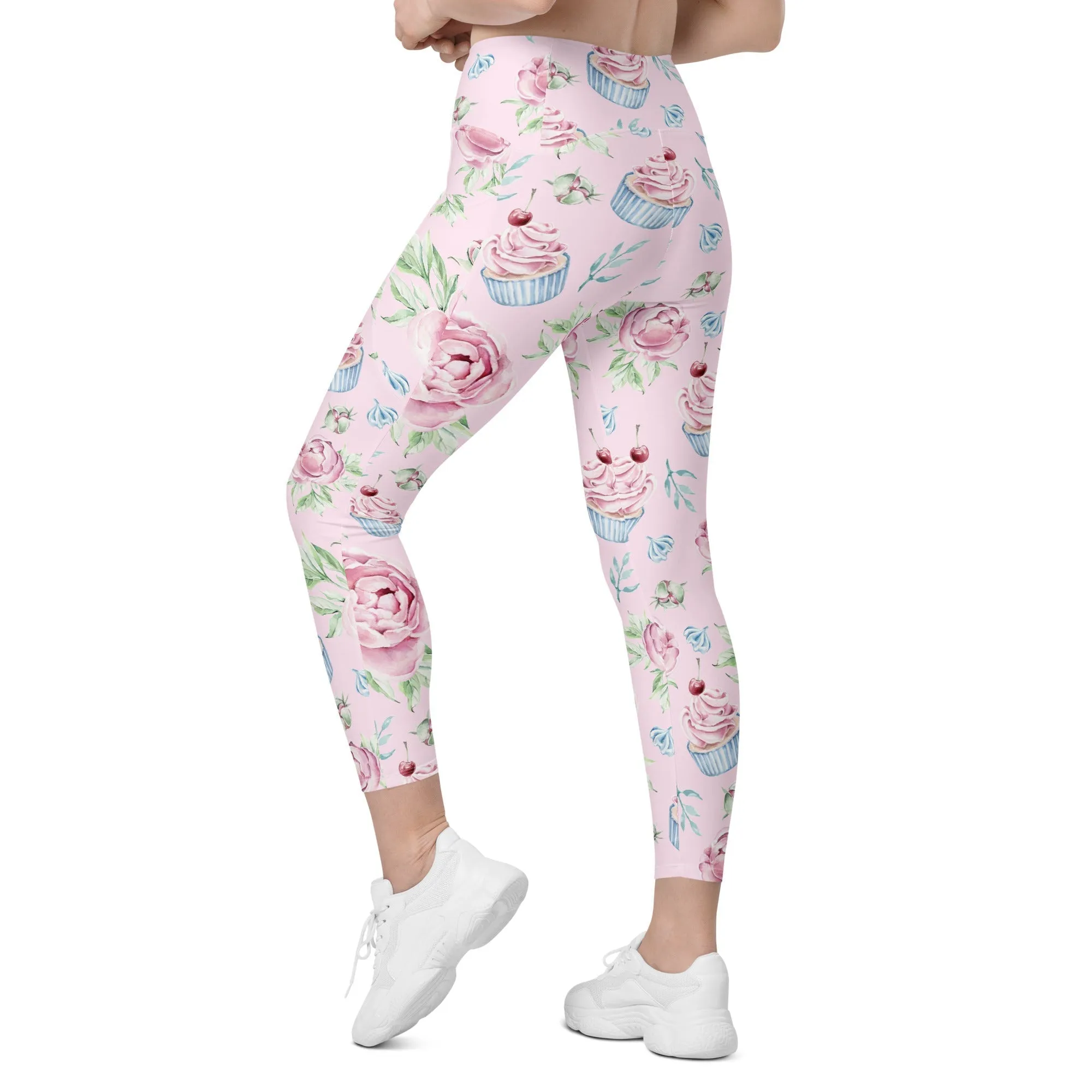 Cupcakes Leggings With Pockets