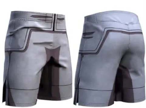 Dragon Gray Men's Compression Shorts