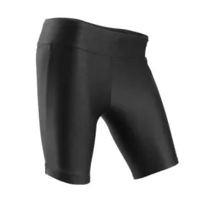 Dry women's running tight shorts - black