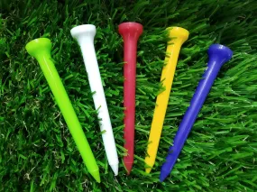 GolfBasic Bullet Golf Tees (4 Sizes)