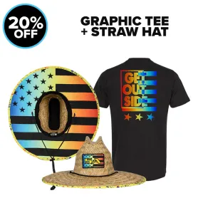 GRAPHIC TEES   STRAW HAT