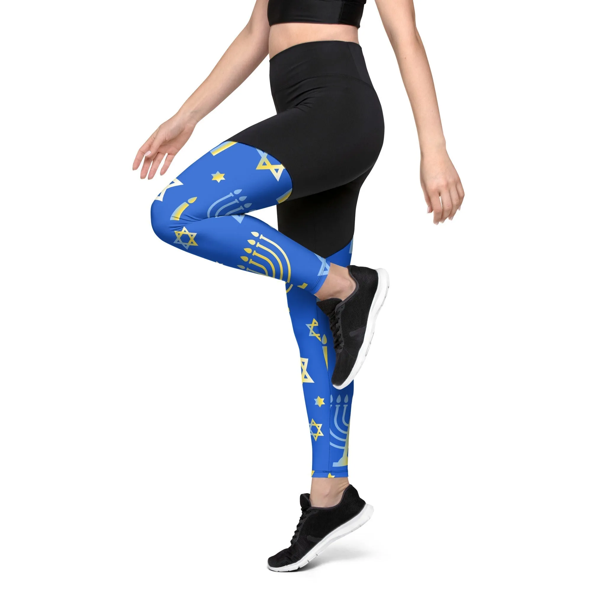 Hanukkah Compression Leggings