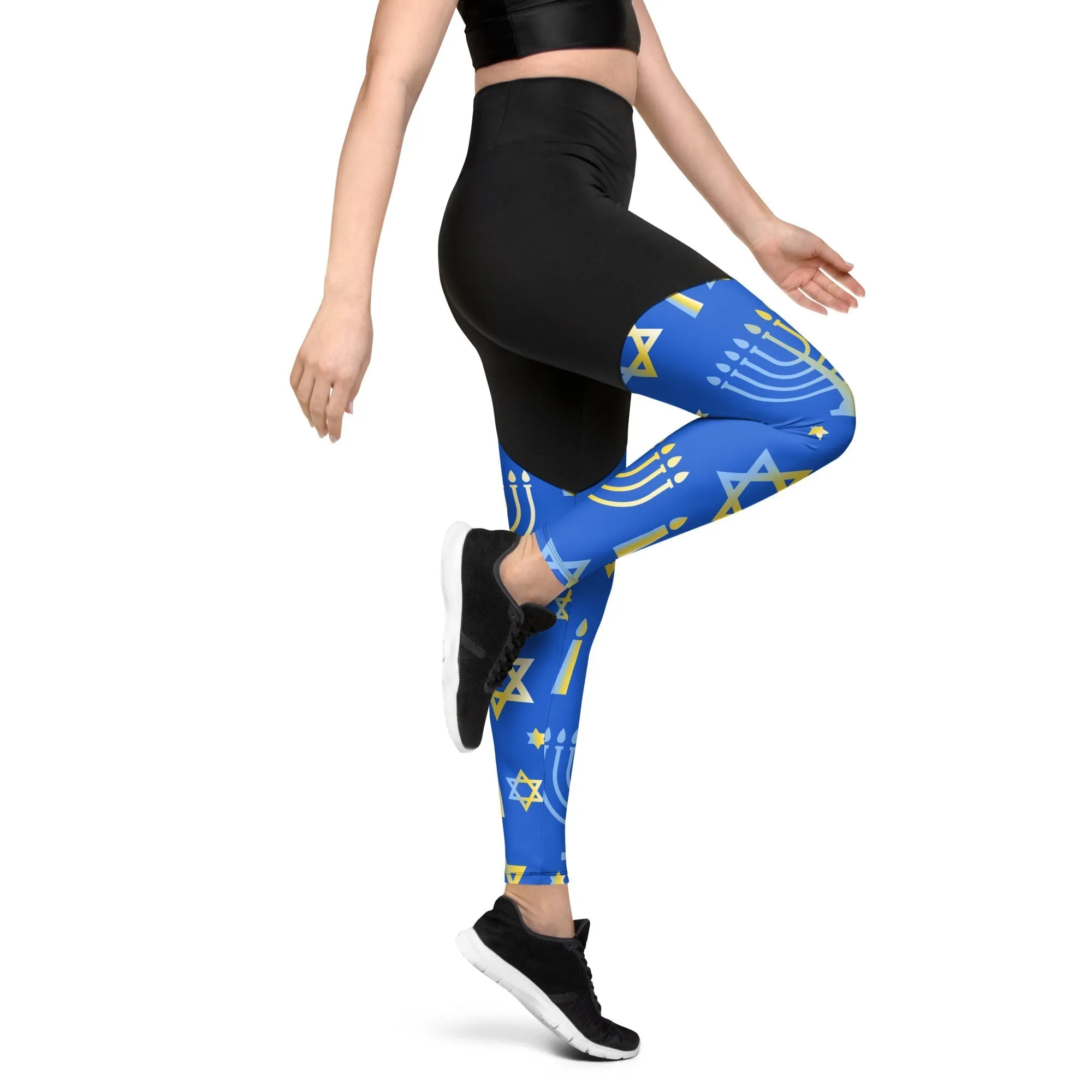 Hanukkah Compression Leggings