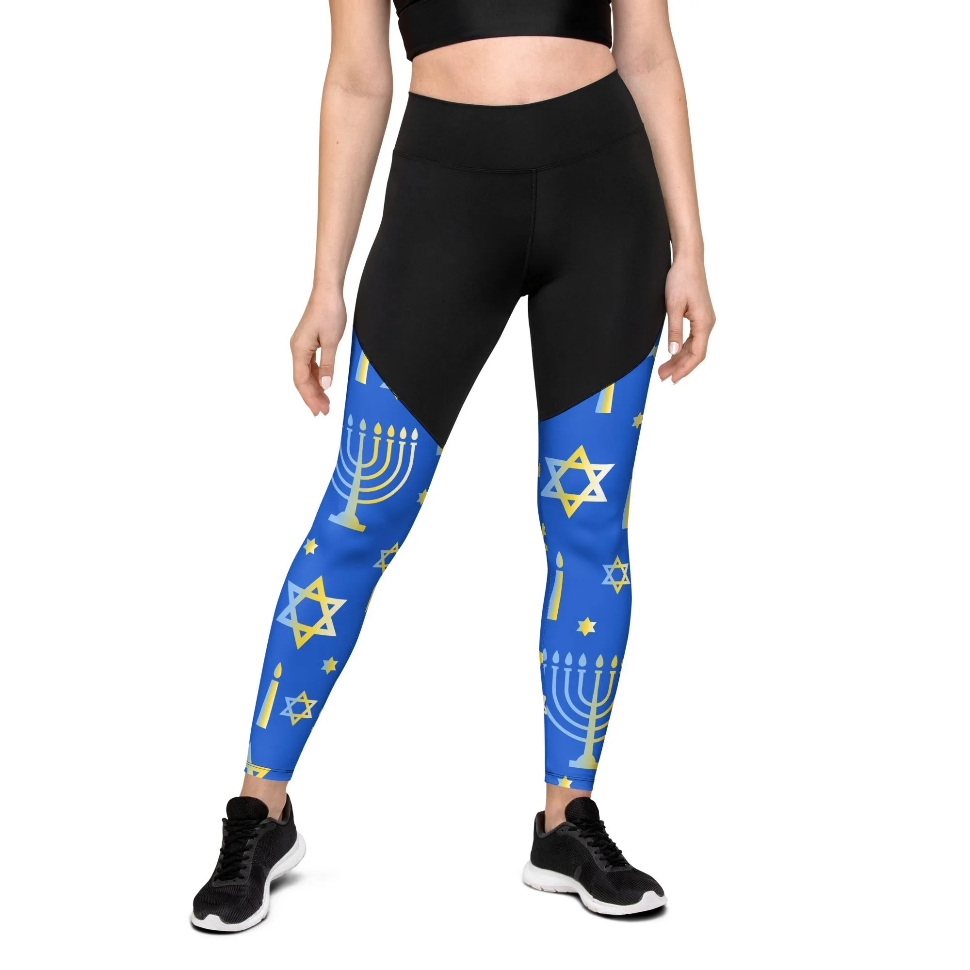 Hanukkah Compression Leggings