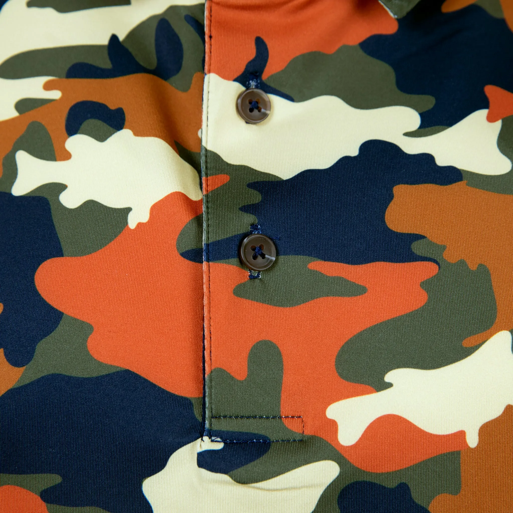 Incognito Orange Camo Polo