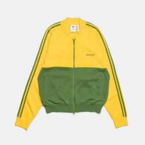 Knit Track Top x Wales Bonner - Bold Gold/Crew Green