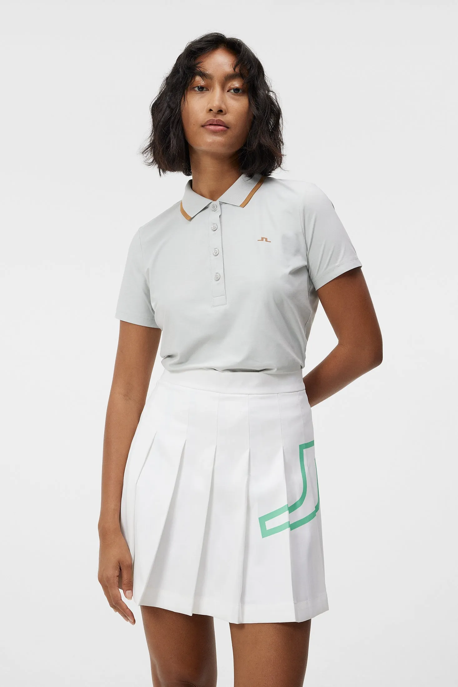 Lily Polo / Light Grey Melange