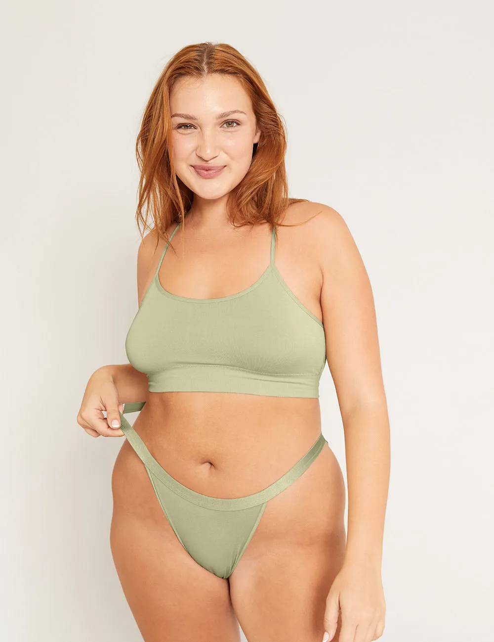 LYOLYTE Racerback Bra - Sage