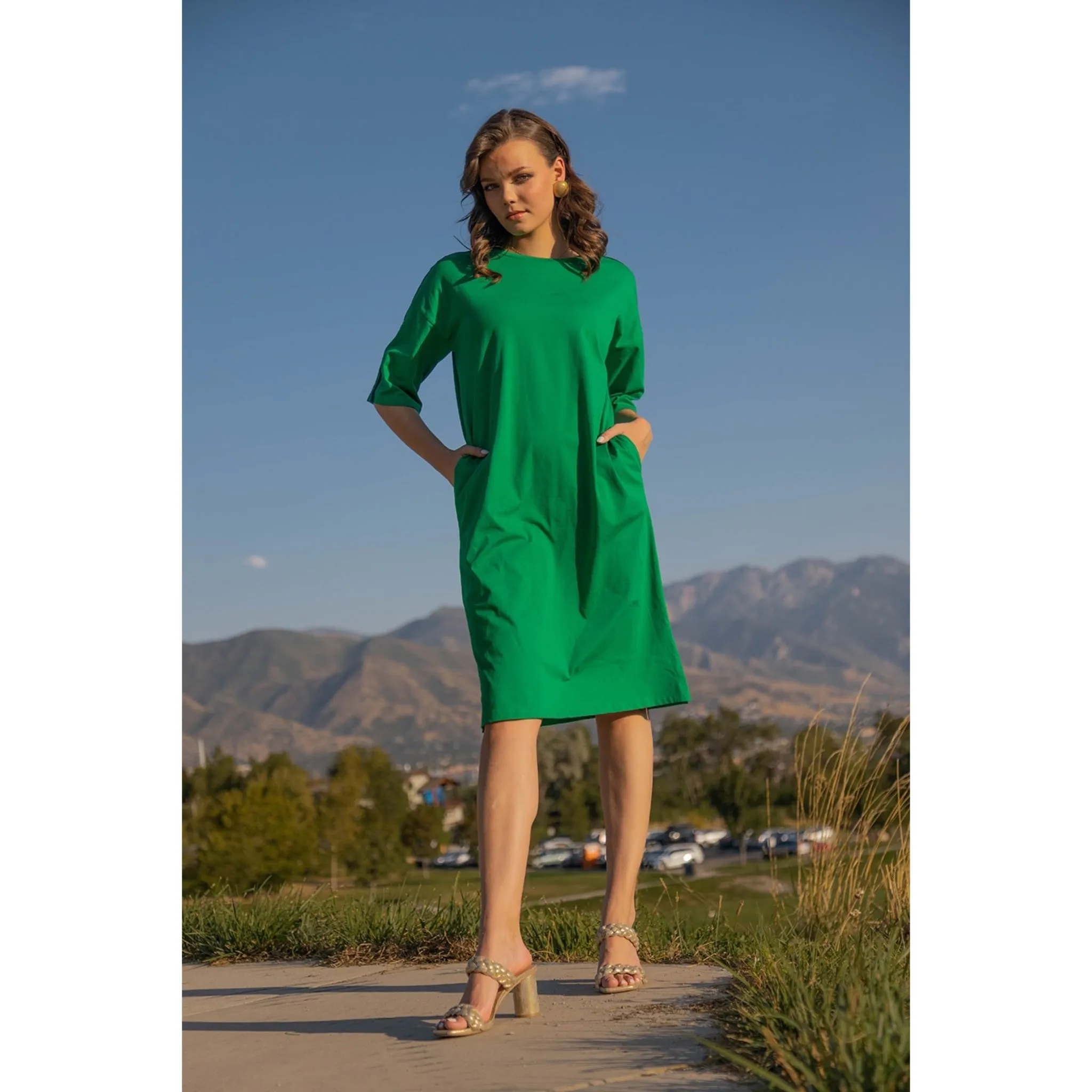 Machi Dress Green by Mikah