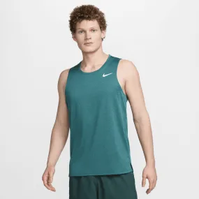 Men's DRI-FIT Miler Running Tank (338 - Bicoastal/Vintage Green/Reflective Silver)