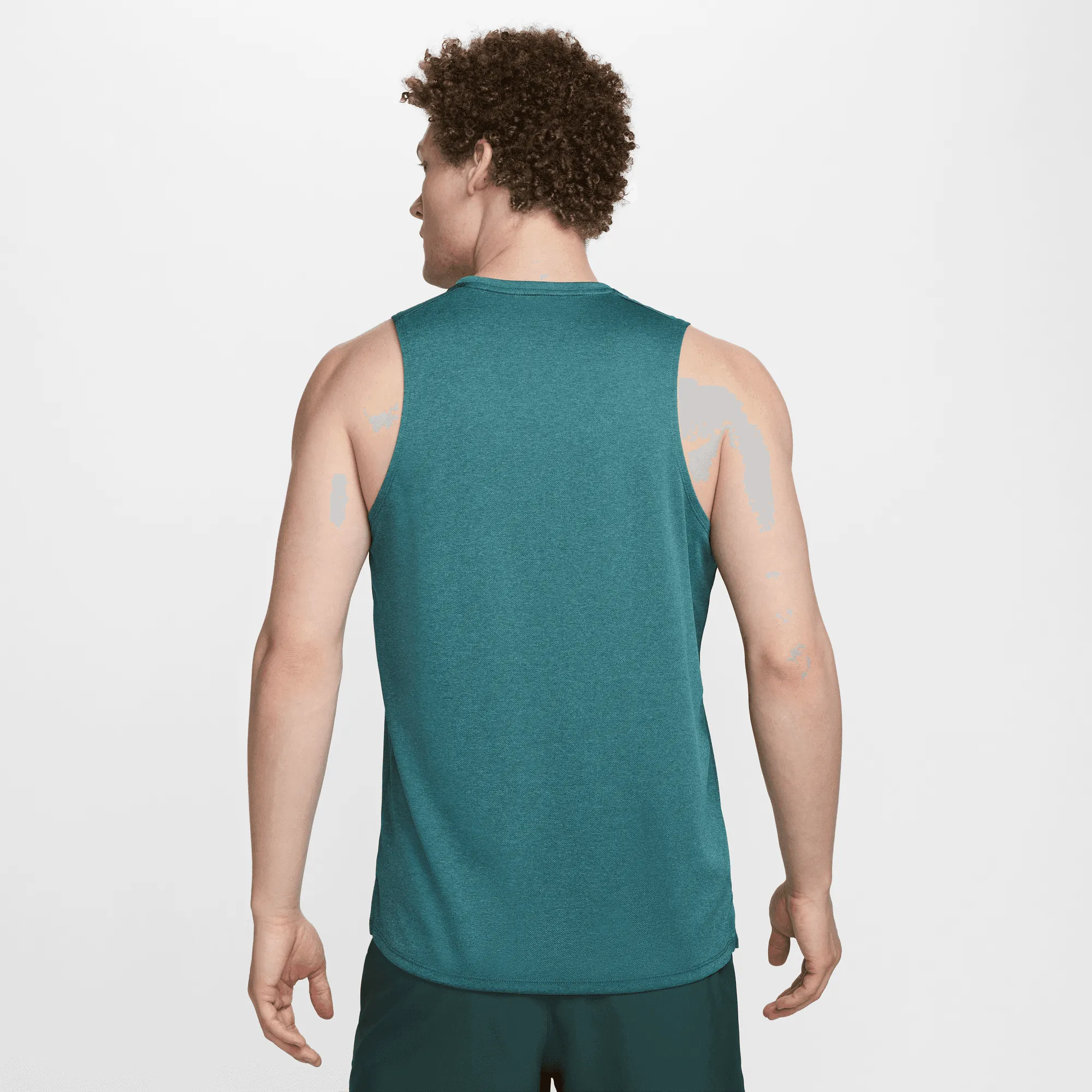 Men's DRI-FIT Miler Running Tank (338 - Bicoastal/Vintage Green/Reflective Silver)