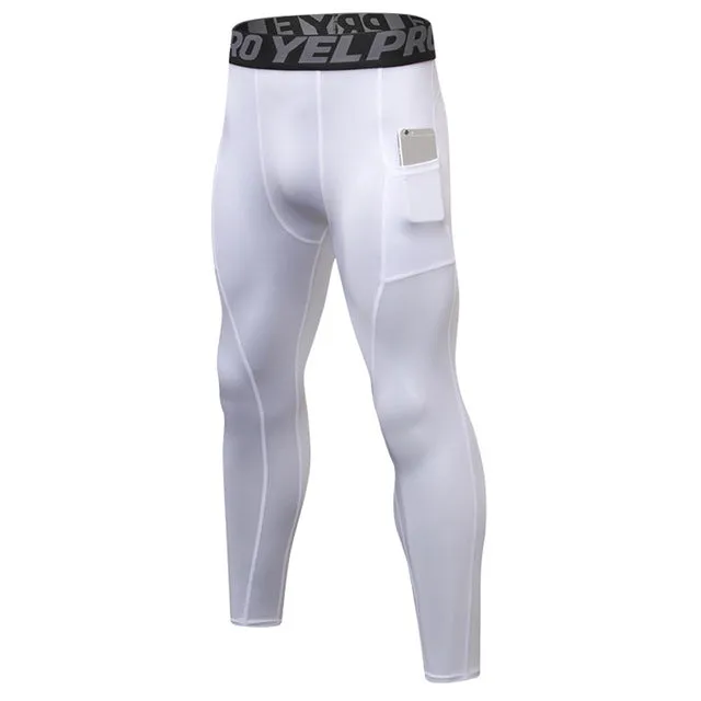 Men's Elastic Running Leggings