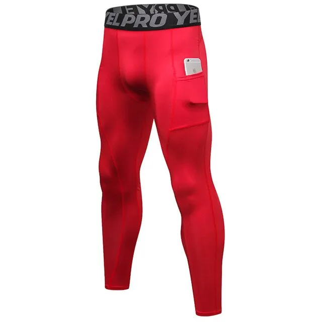 Men's Elastic Running Leggings