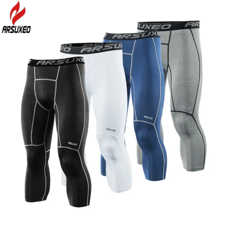 New Men's Running Tights Compression