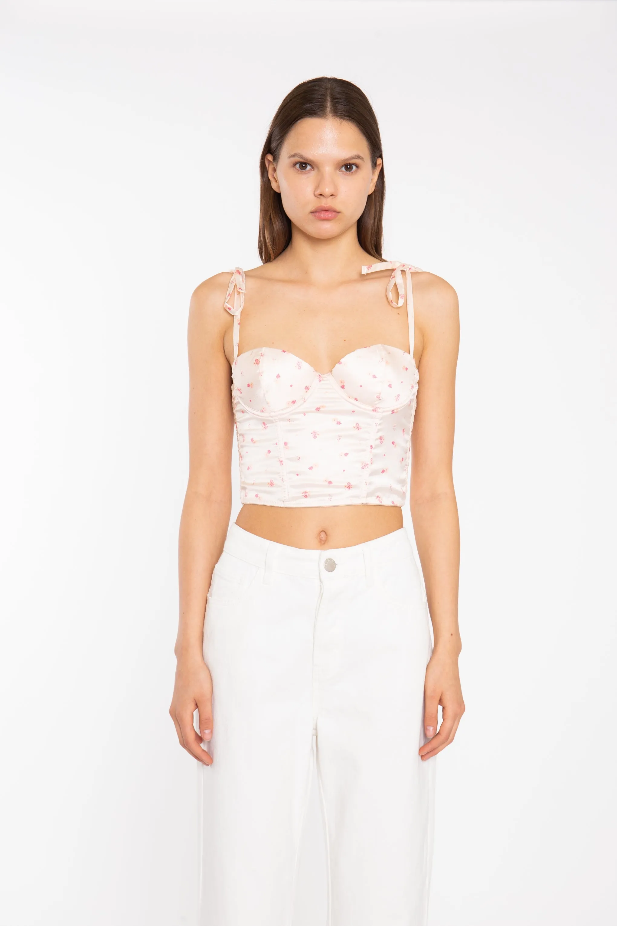 Peach & Daisy Top