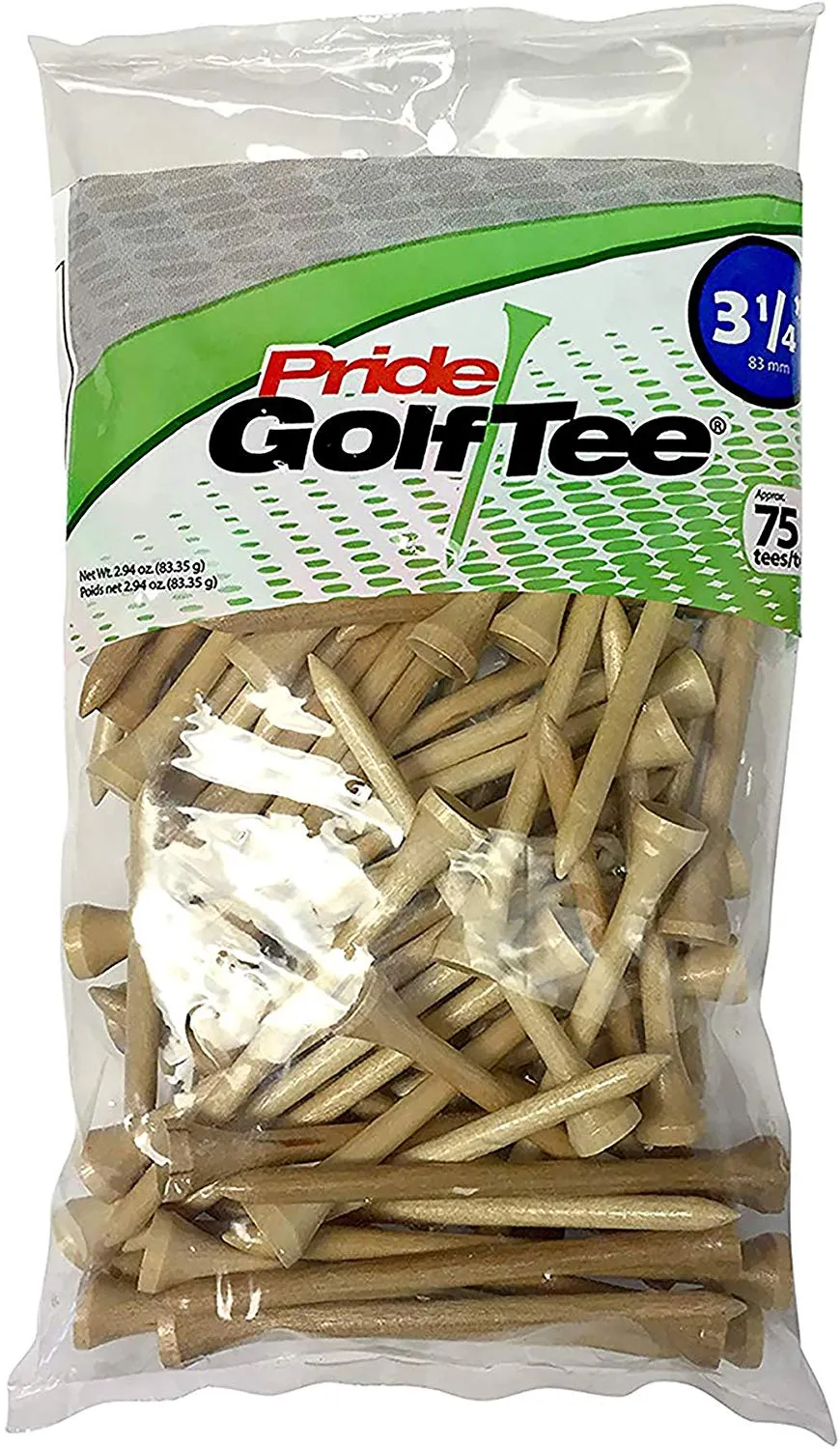 Pride Sports Wood Golf Tees - 3.25"