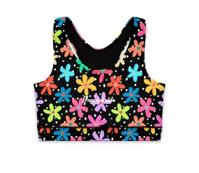 "Pretty petal'' luxe crop top