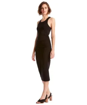 Racerback Midi Dress, Black