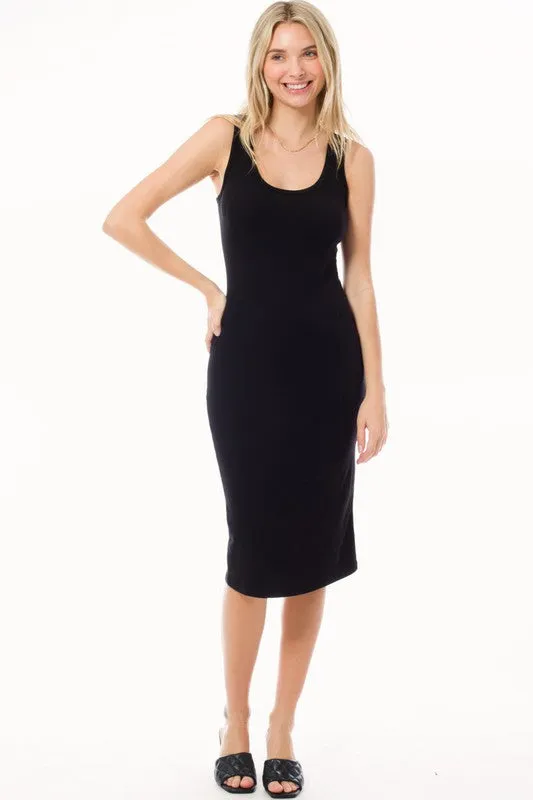 Racerback Tank Midi Dress (10 Colors)