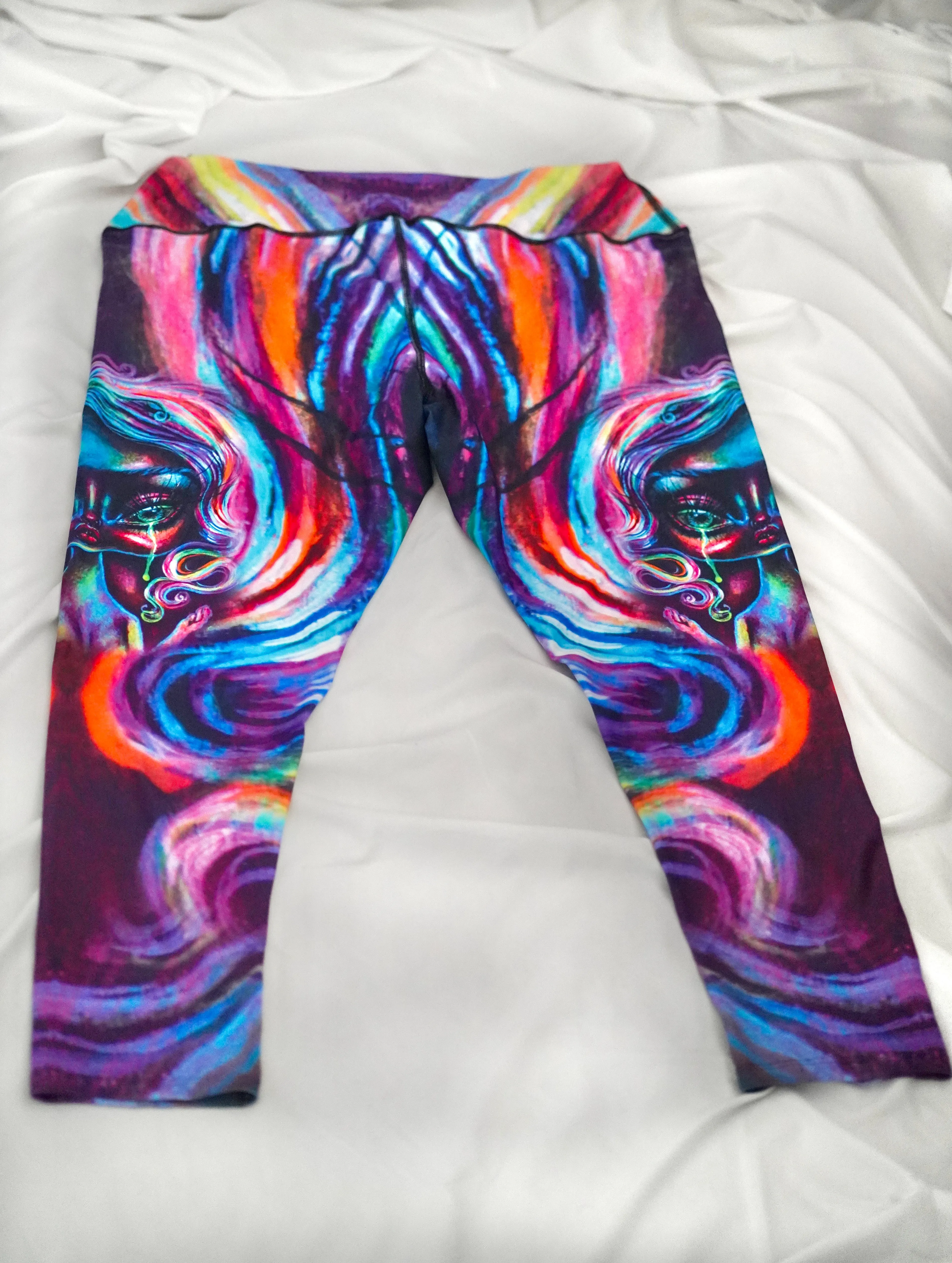 Rainbow Tears Yoga Pants