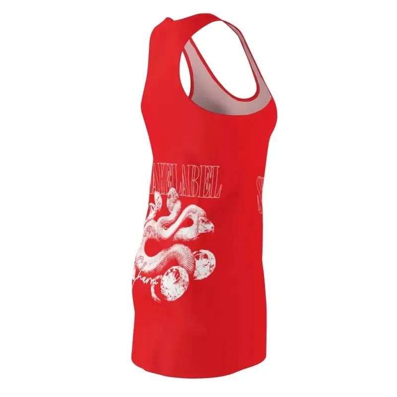 Snake Women's Cut & Sew Racerback Dress - Lightweight Comfort & Sporty Style