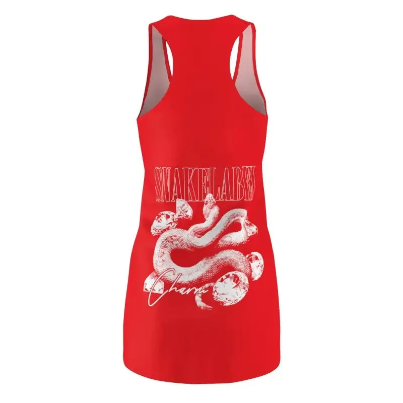 Snake Women's Cut & Sew Racerback Dress - Lightweight Comfort & Sporty Style