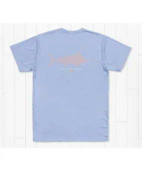 Southern Marsh - FieldTec Heathered - Performance Tee - Marlin