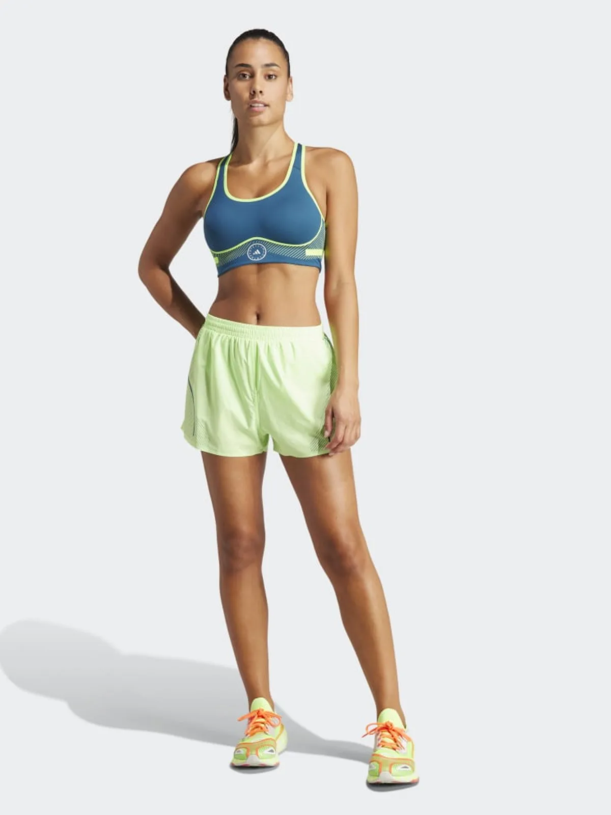 Spark Green TruePace Running Shorts