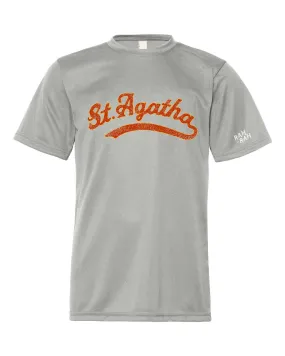 St Agatha Script Dri-Fit Tee | YOUTH