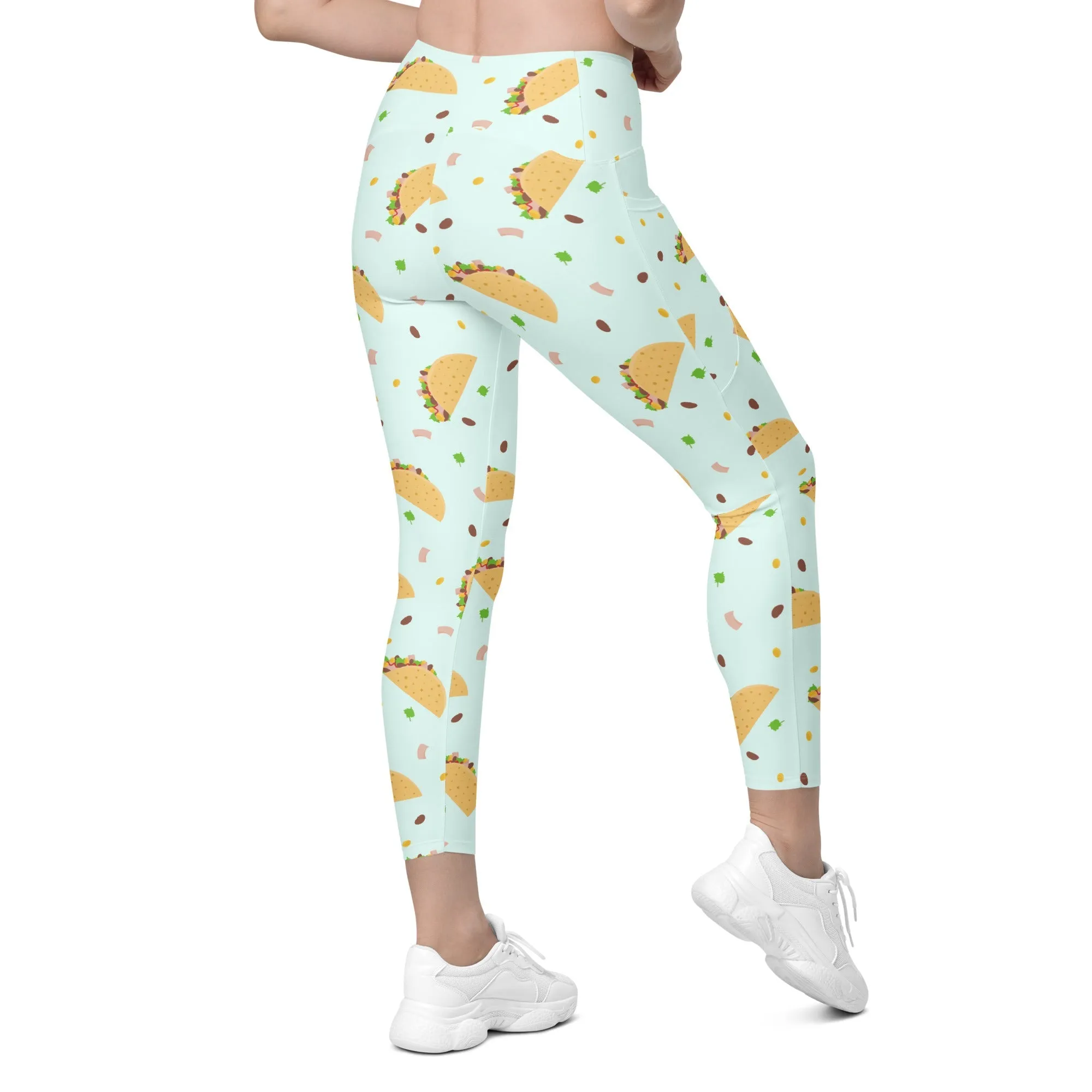 Tacos Leggings With Pockets