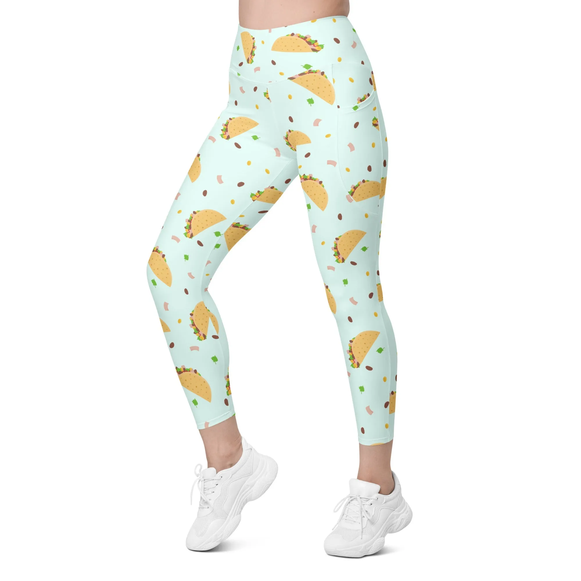 Tacos Leggings With Pockets