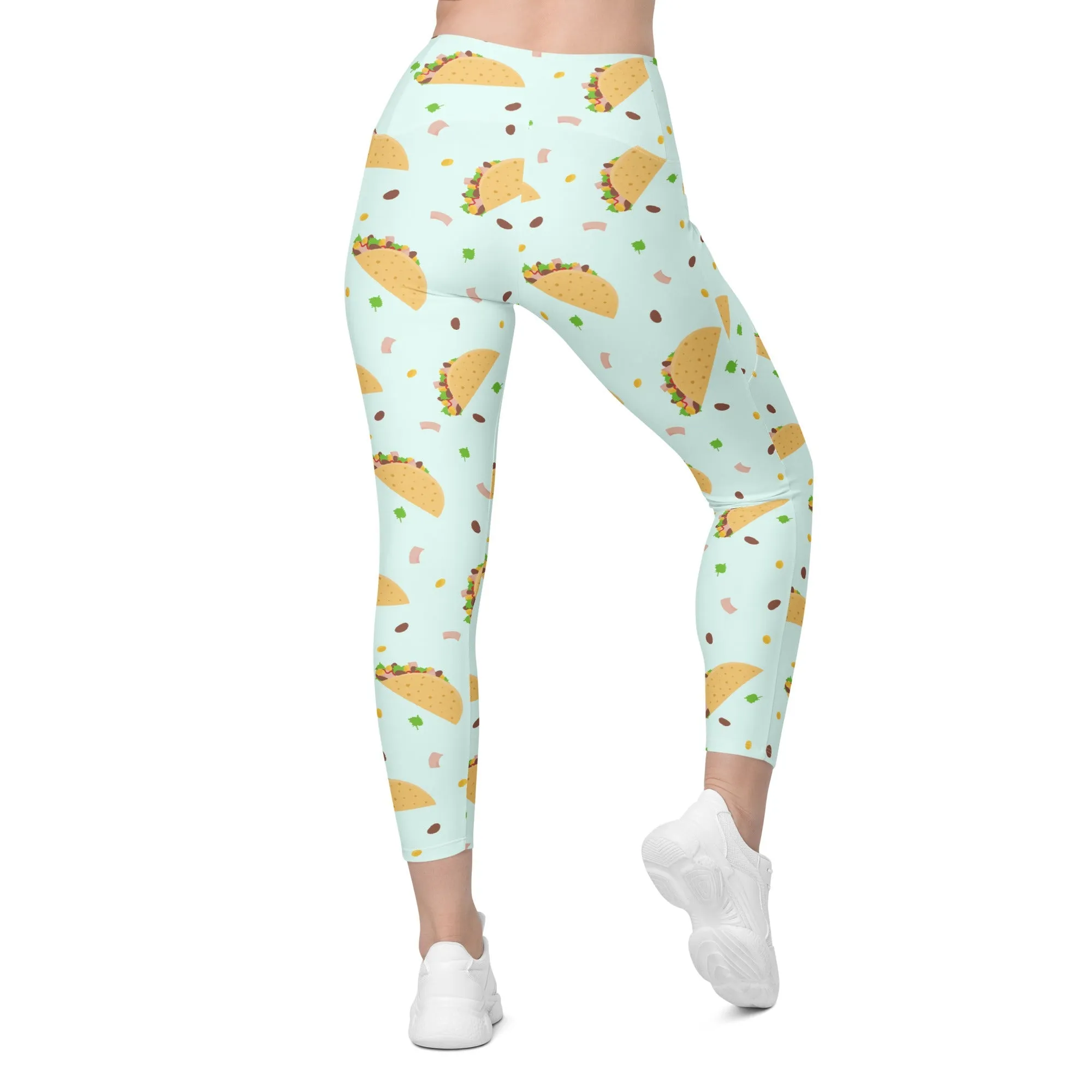 Tacos Leggings With Pockets