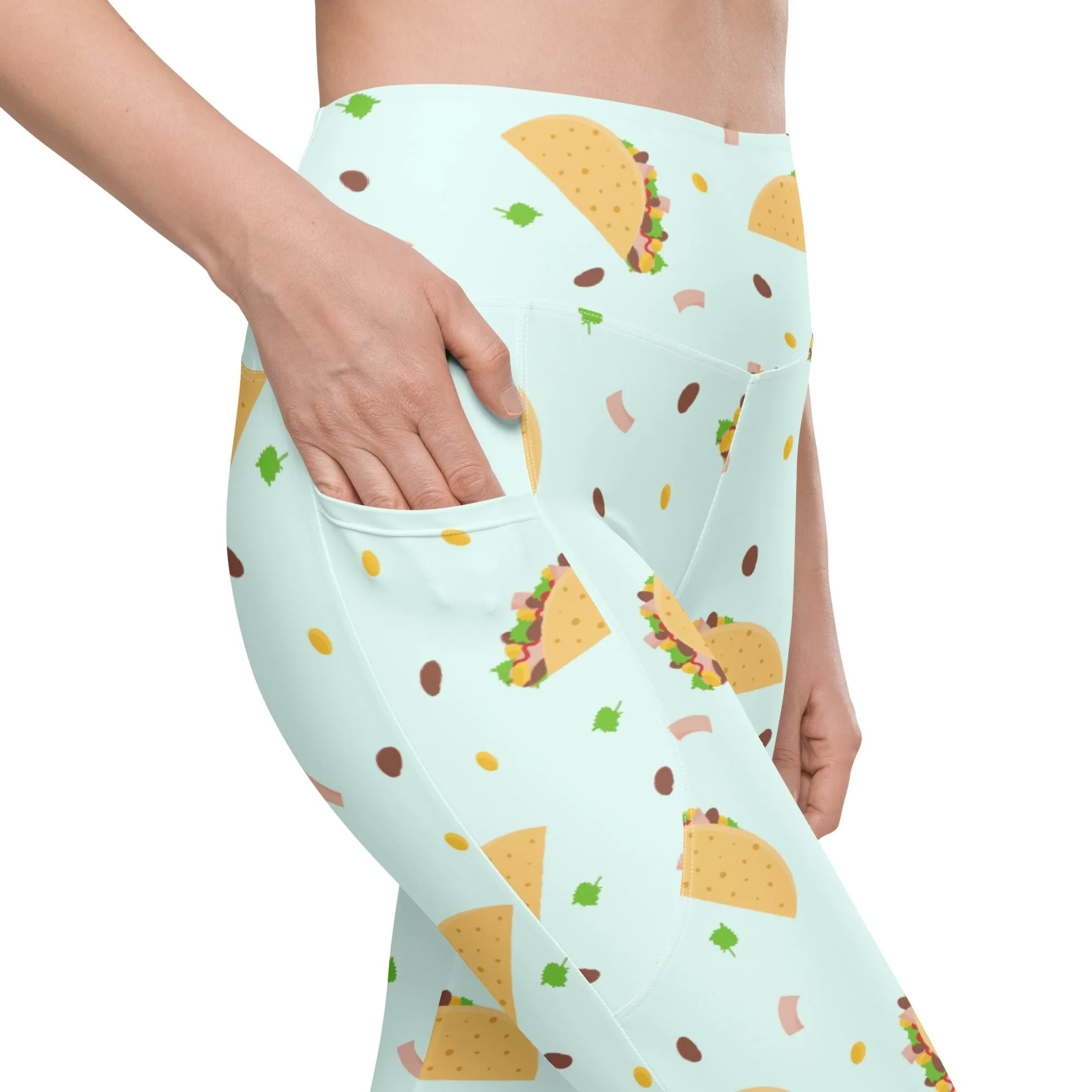 Tacos Leggings With Pockets