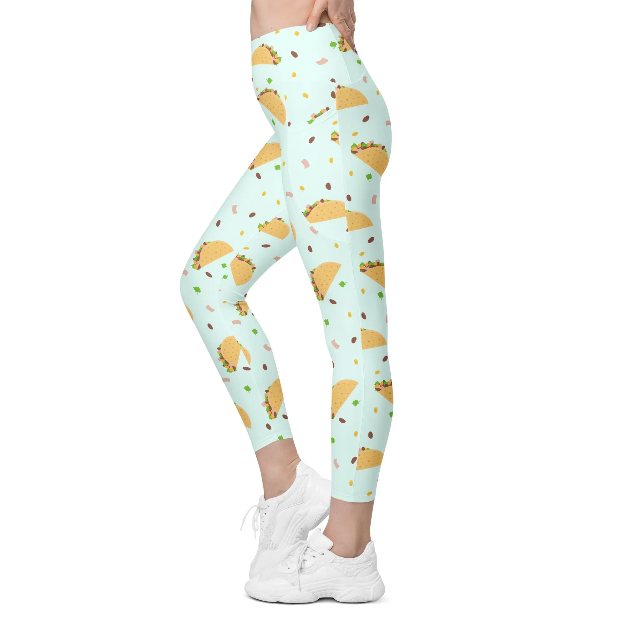 Tacos Leggings With Pockets