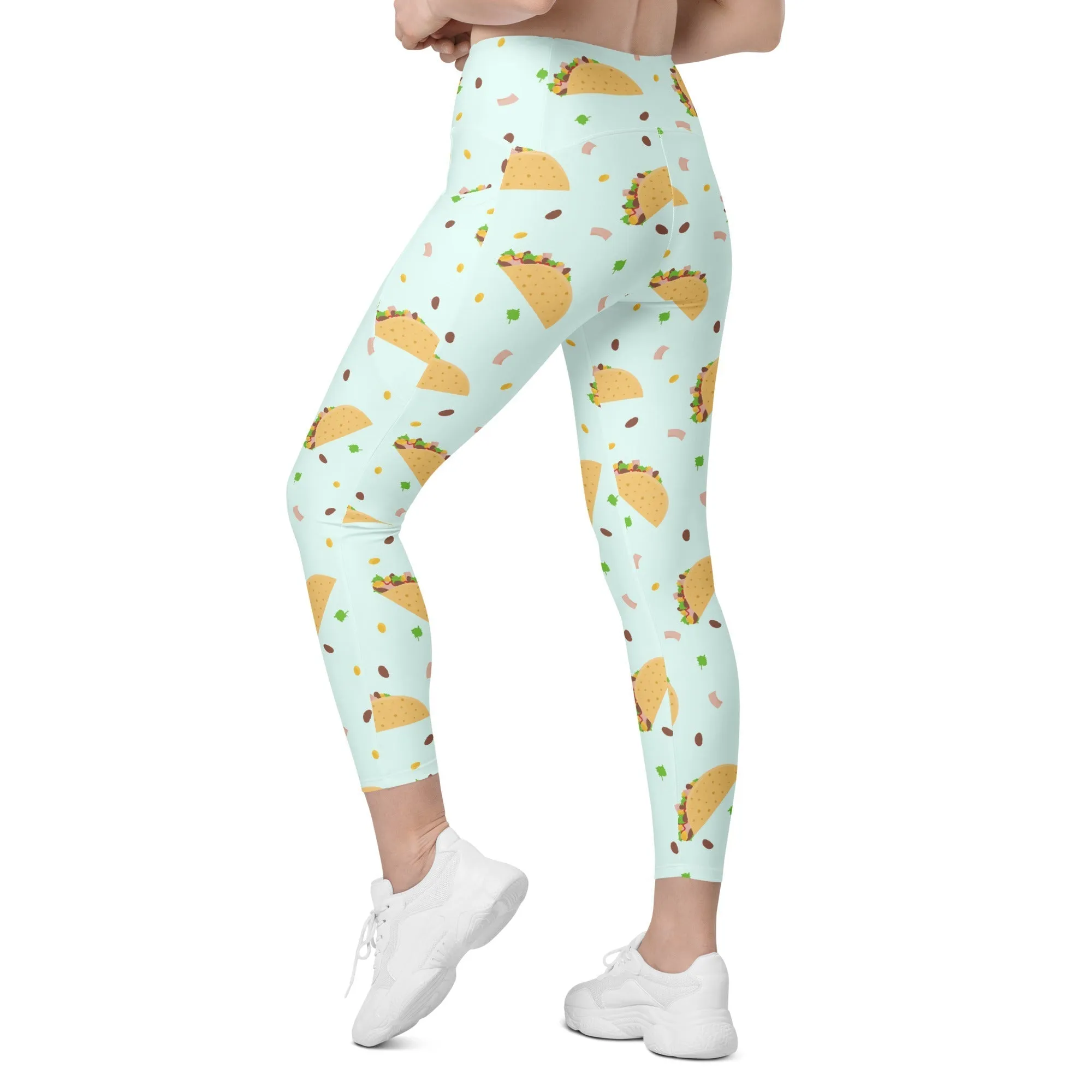 Tacos Leggings With Pockets