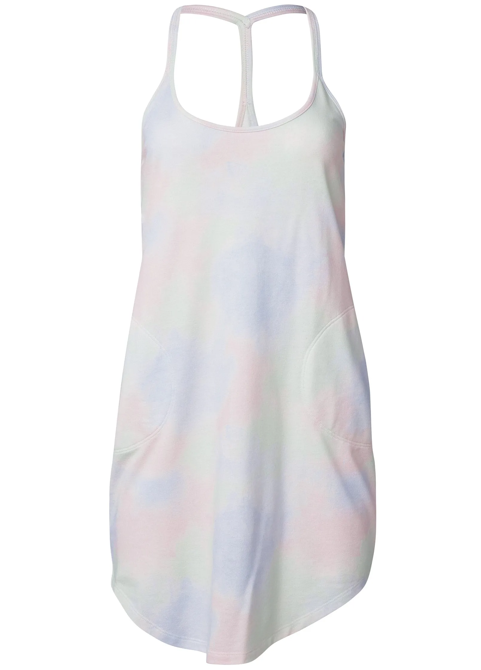 Tie-Dye Tank Dress - Green Multi