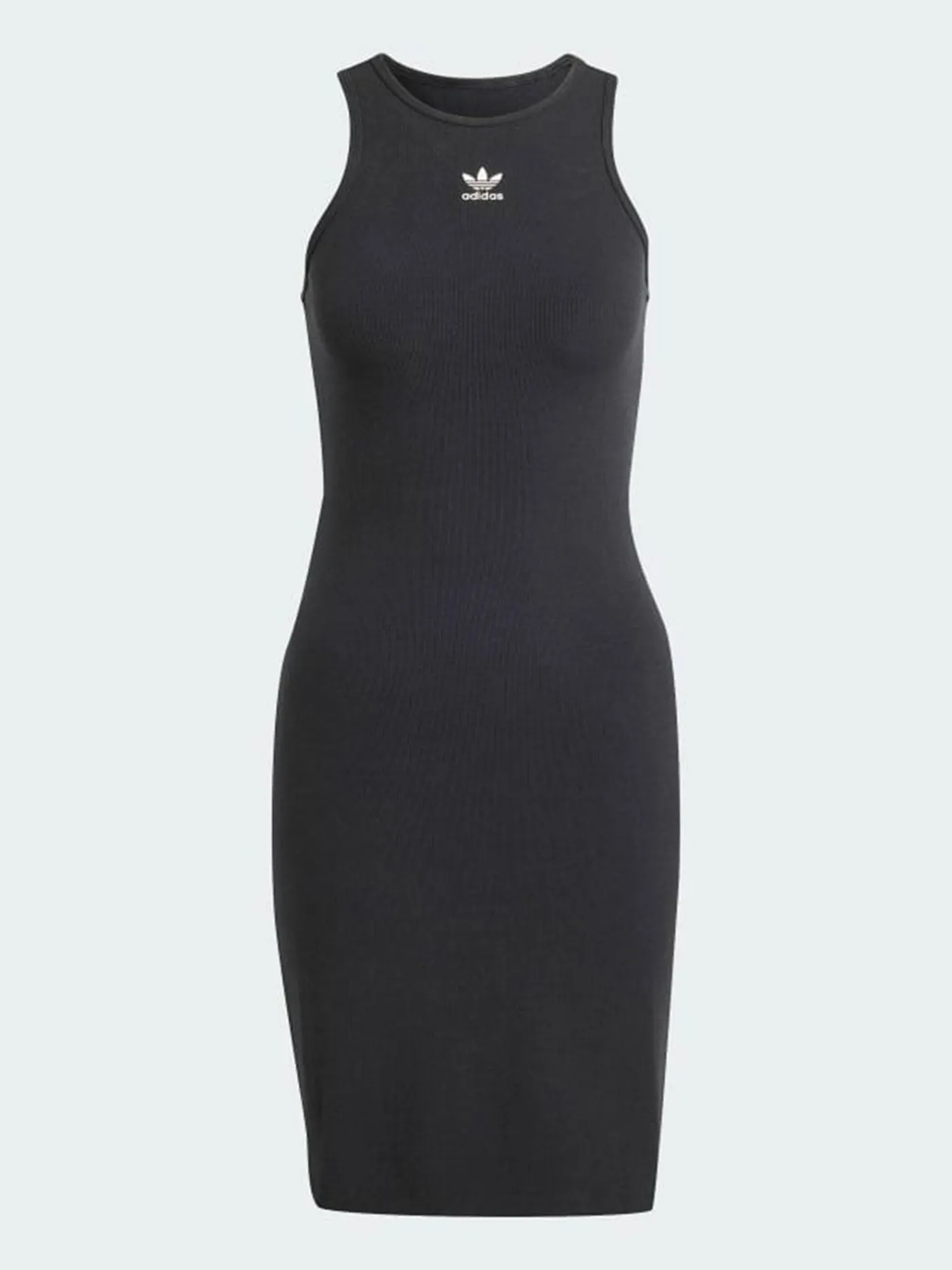 Trefoil Essential Rib Black Dress