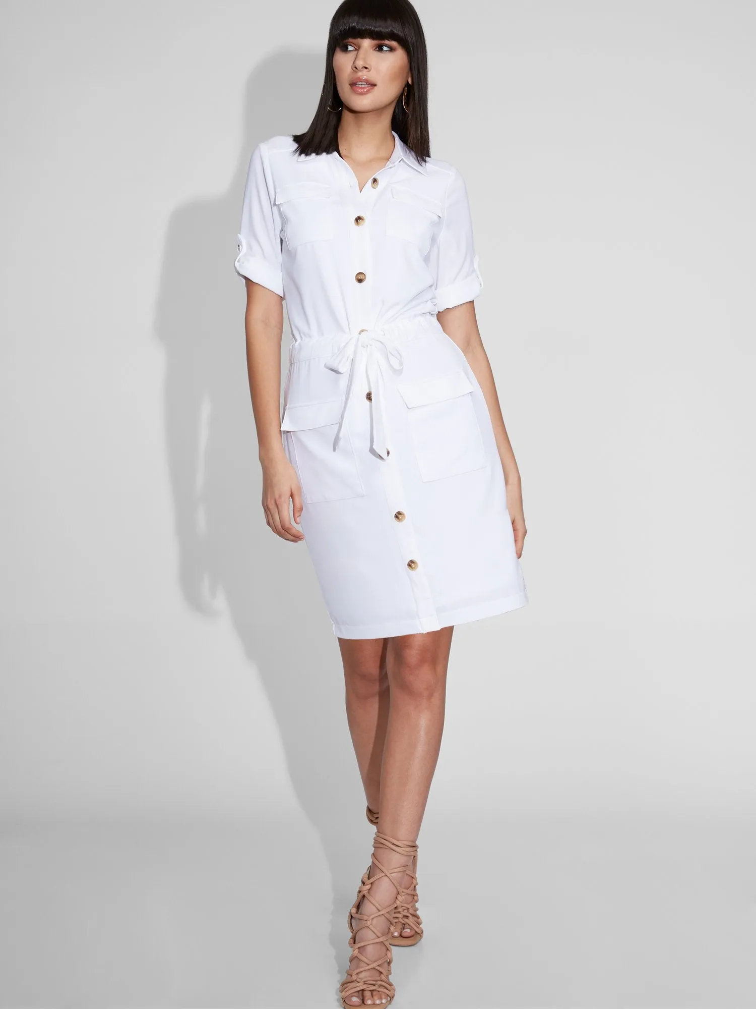 White Shirtdress